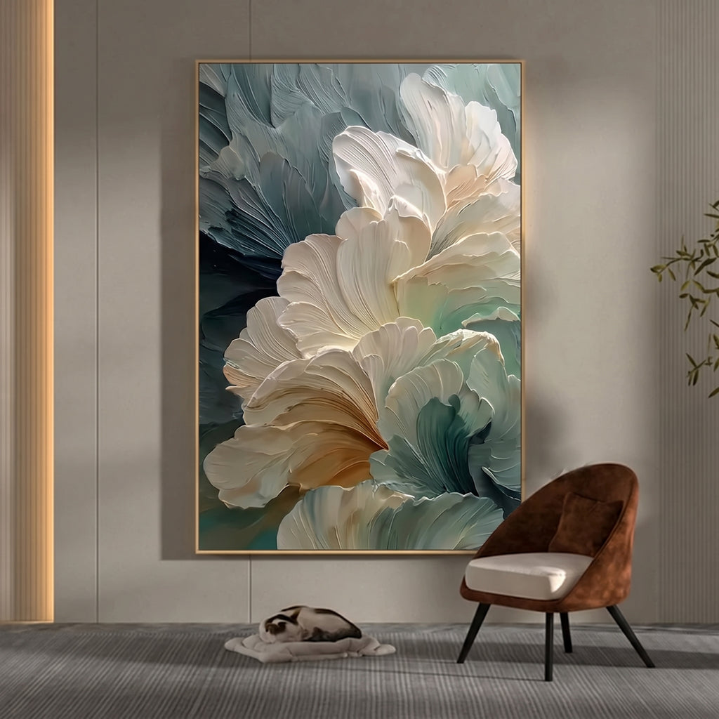 White Peony, Dark Ground