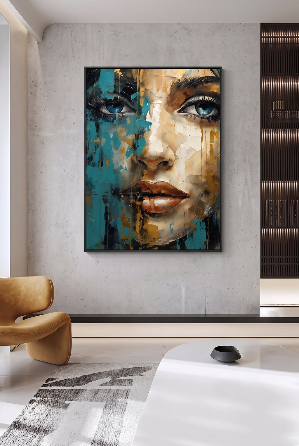 Teal and Gold