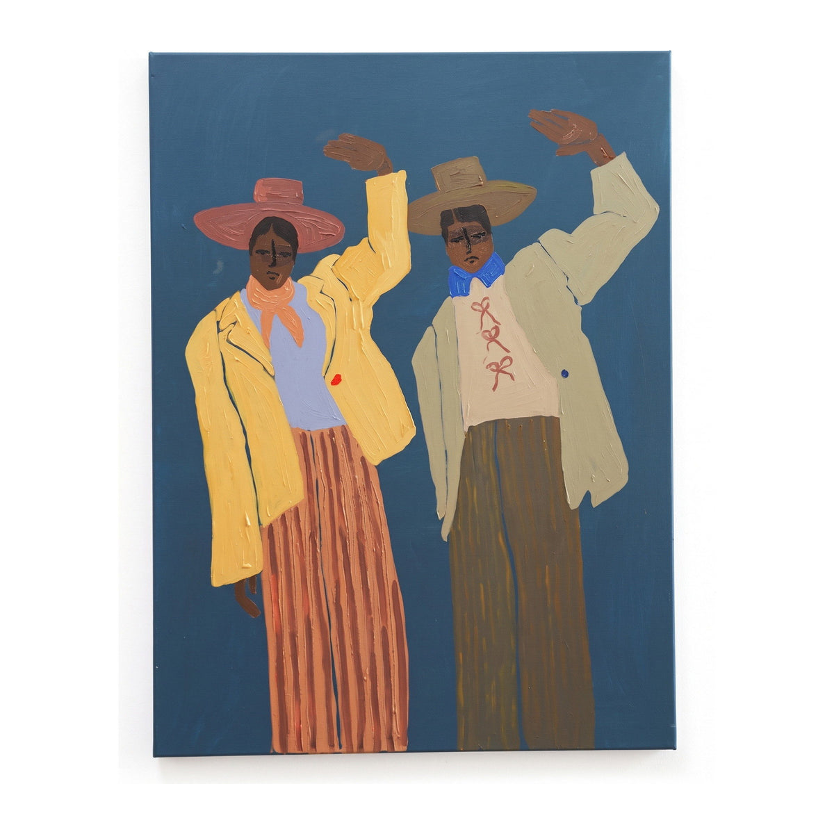 Two Waving